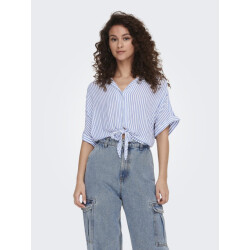 Only Onlpaula life s/s tie shirt wvn noo