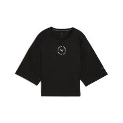Puma w x hyrox cropped lifestyle tee training t-shirt korte mouw dames -