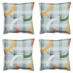 Madison zitkussen tess orange ca. 50x50 cm set van 4