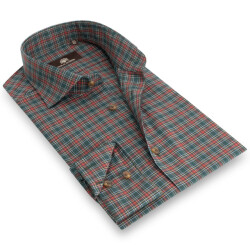 Circle of Gentlemen Opal geruit overhemd 100% co