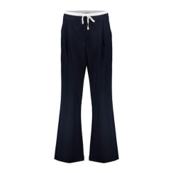 Geisha pants wide contrast waist 51034-10 675 offwhite