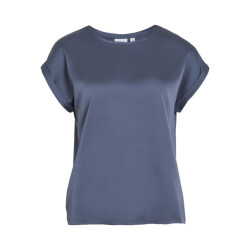Vila viellette s/s satin top noos 14059563 vintage indiogo