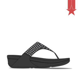 FitFlop Lulu maxi-crystal toe-post sandals