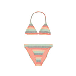 O'Neill Meisjes triangel bikini set regenboog gestreept