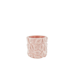 House Vitamin Pot kisses ceramics light pink 11x11x11,5cm
