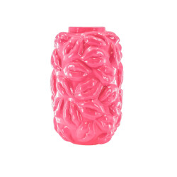 House Vitamin Vase kisses ceramics neon pink 17x17x27cm