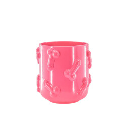 House Vitamin Pot dick ceramics pink 17,5x17,5x17,5cm