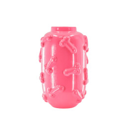 House Vitamin Vase dick ceramics pink 17x17x27cm