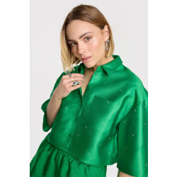 Alix The Label 2506914156 embellished satin blouse