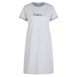 By Louise Essential dames nachthemd korte mouw gestreept