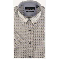 R.B. Boston Casual hemd korte mouw regular fit in licht 516670/609