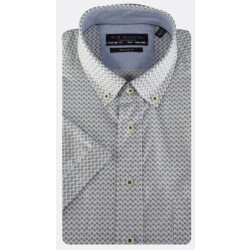 R.B. Boston Casual hemd korte mouw regular fit met fijne print 516670/732