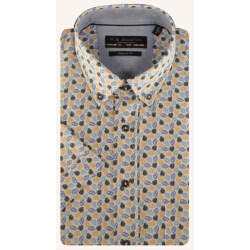 R.B. Boston Casual hemd korte mouw regular fit met print 516670/604