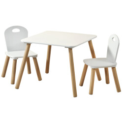 4goodz Stevige kindertafel set met stoeltjes tekentafel kinderen
