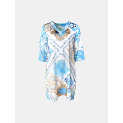 Mucho Gusto ® jurk genova luipaard kettingprint