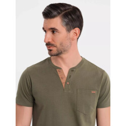 Ombre Italian style poloshirt heren suéde donker italianstyle