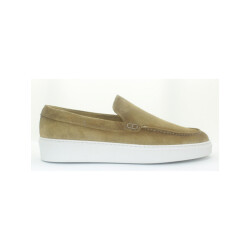 Giorgio 13781 suede loafer met witte zool