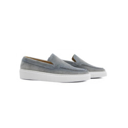Giorgio 13781 suède loafer met witte zool
