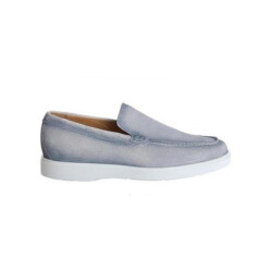 Giorgio 28785 suede loafer met witte zool