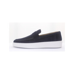 Giorgio 13710 suede loafer donker witte zool