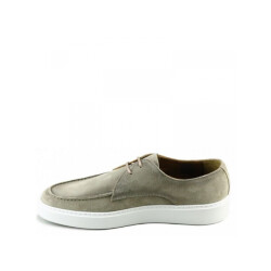 Giorgio 13798 suède veterschoen met witte zool