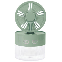 Casa di Elturo Usb ventilator met vernevelaar en led 400 ml