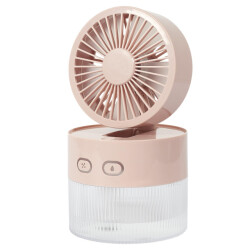 Casa di Elturo Usb ventilator met vernevelaar en led 400 ml