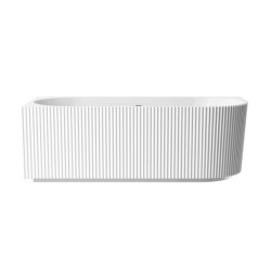 Badplaats Ligbad havana 170 x 80 x 58 cm half vrijstaand bad hoogglans