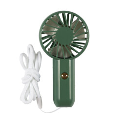 Casa di Elturo Draagbare handventilator oplaadbaar via usb – met nekkoord –