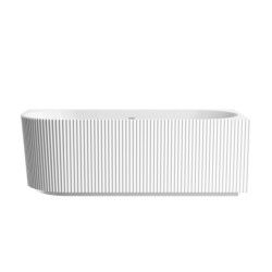 Badplaats Ligbad havana 170 x 80 x 58 cm half vrijstaand bad hoogglans