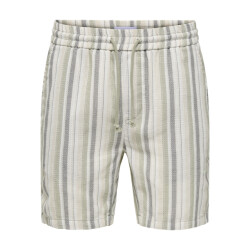 Only & Sons Onstrev life reg struc stripe short dessin