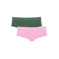 Muchachomalo Meisjes 2-pack hipster effen