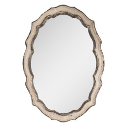 Clayre & Eef Spiegel 52x3x75 cm bruin hout glas wandspiegel