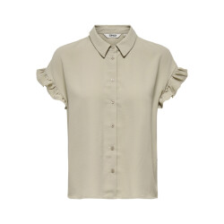 Only Onlmette life ss frill shirt wvn cs