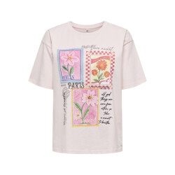 Only Onlmaya flower s/s tee box jrs