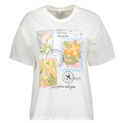 Only Onlmaya flower s/s tee box jrs