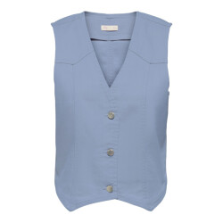 Jacqueline de Yong Jdyclaudia sl waistcoat dnm blue denim