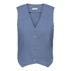 Jacqueline de Yong Jdyclaudia sl waistcoat dnm blue denim
