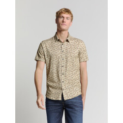 No Excess Shirt short sleeve jersey allover printed zand dessin
