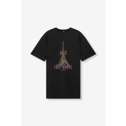 Alix The Label Paris t-shirt dress antraciet