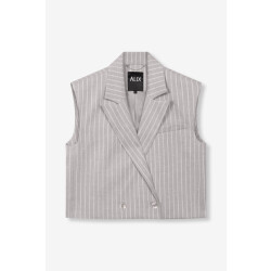 Alix The Label Pinstripe wastcoat dessin