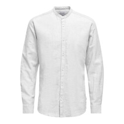 Only & Sons Onscaiden life ls solid linen mao n -
