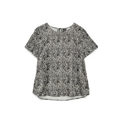 Vero Moda vmvina ss o-neck top wvn ga 10336804 black graphic