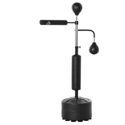 4goodz Staande bokstrainer met 2 speedballen reflexstang en zuignapvoet 160-230cm
