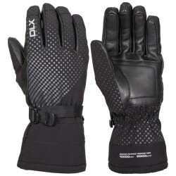 Trespass Unisex volwassen alazzo dlx leren skihandschoenen