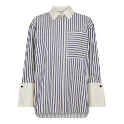 Co'Couture Cc samson stripe cuff shirt