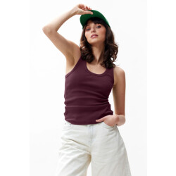 Catwalk Junkie 2503020004 scoop neck rib singlet