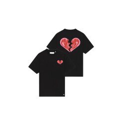 croyez homme Broken puffed heart t-shirt