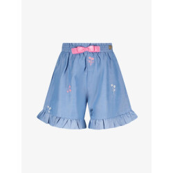 Le Chic Meisjes short dansany embro denim