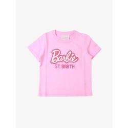 MC Saint Barth Meisjes t-shirt elly barbie classic sb glitter